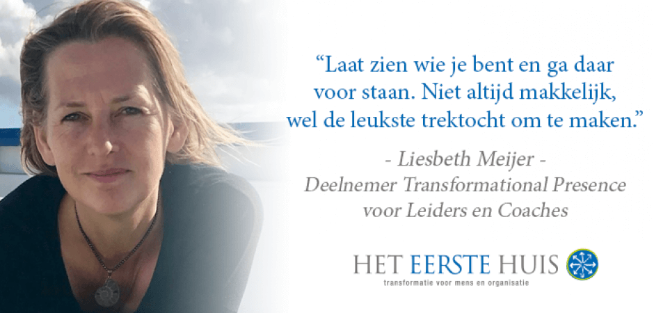 Mijn ervaring met ... Transformational Presence voor Leiders en Coaches Mijn ervaring met ... Transformational Presence voor Leiders en Coaches