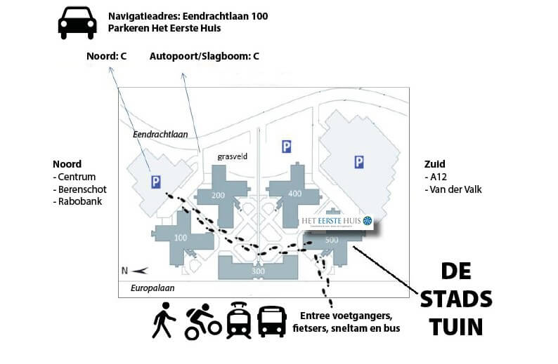 Routebeschrijving kaart | Het Eerste Huis Routebeschrijving kaart | Het Eerste Huis