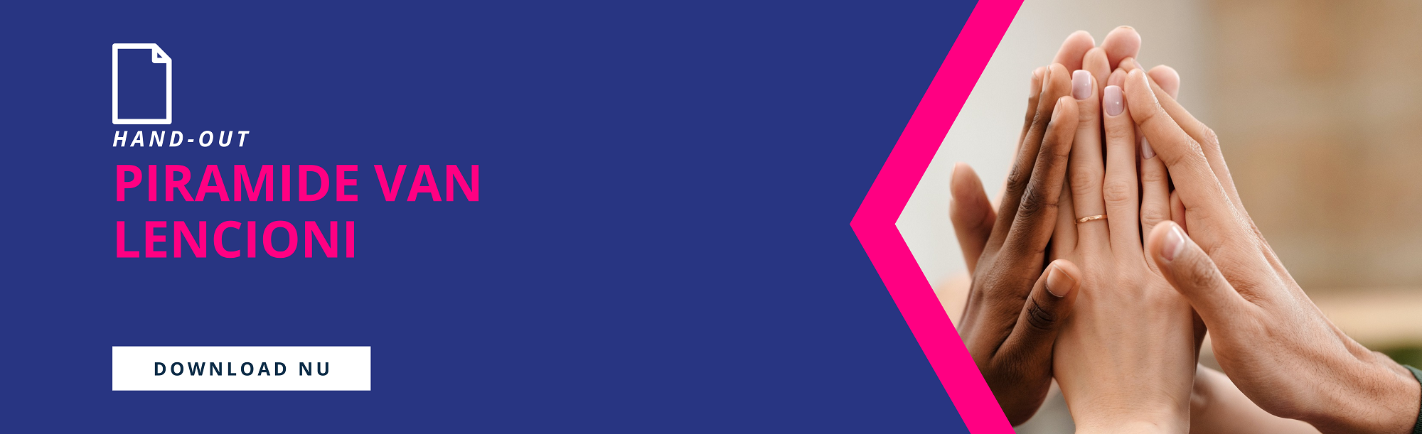 hand-out lencioni piramide